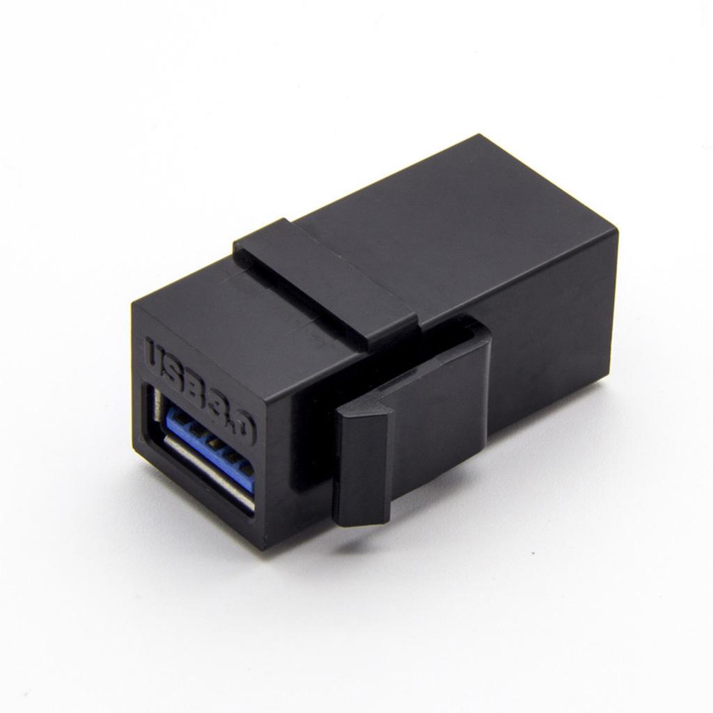 USB 3.0 A Female to A Female Extension Keystone Jack Coupler Adapter High Quality for Wall Plate Panel USB 3.0 Jack