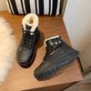 Fleece High-top Snow Boots for Women's Winter New Student Ins Korean Version of Warm Casual Platform Cotton Shoes P6011