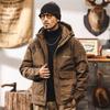 American Retro Men's 2025 High Loft Winter Down Jacket – Trendy, Warm, Windproof Workwear
