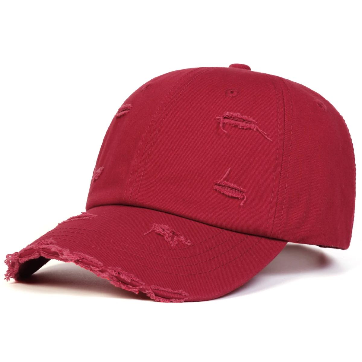 

Unisex Ripped Denim Washed Baseball Caps Spring Autumn Outdoor Adjustable Casual Hats Sunscreen Hat Sports Cap