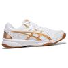 ASICS River CS Abrasion Resistant, Breathable, And Lightweight Support Low top Table Tennis Shoes Men's White Gold 1053A034-103
