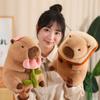Lotusblatt Capybara Plüschtier Auster Biene Rucksack Capibara Cosplay Einhorn Dinosaurier Boba Brotring Dekor Kuscheltiere