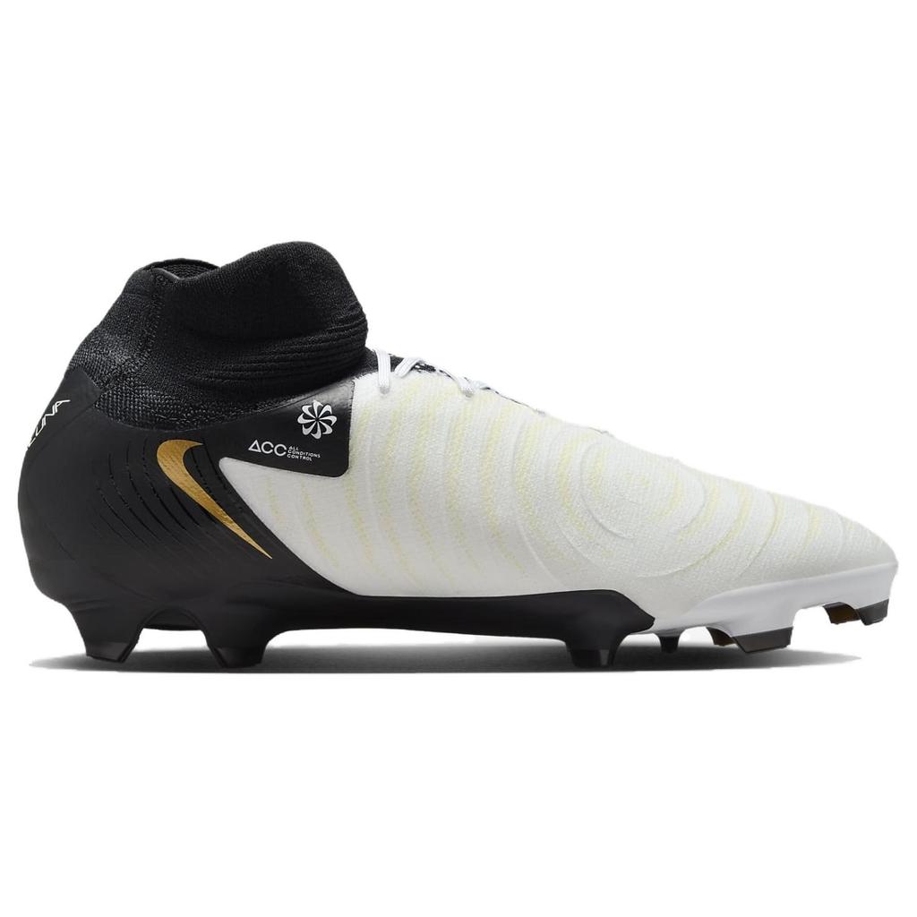 Nike Phantom Luna 2 Pro FG 'White Black Metallic Gold Coin' da Uomo FJ2575-100