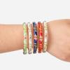 Multi-color Available Enamel Flower Pattern Bangle Vintage & Retro Style Fans