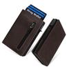 Multi-Card Slot Men Wallet Business Card Holder Fashion Folding Large-Capacity Coin Purse Pu Leather Black Short Purse Card Case