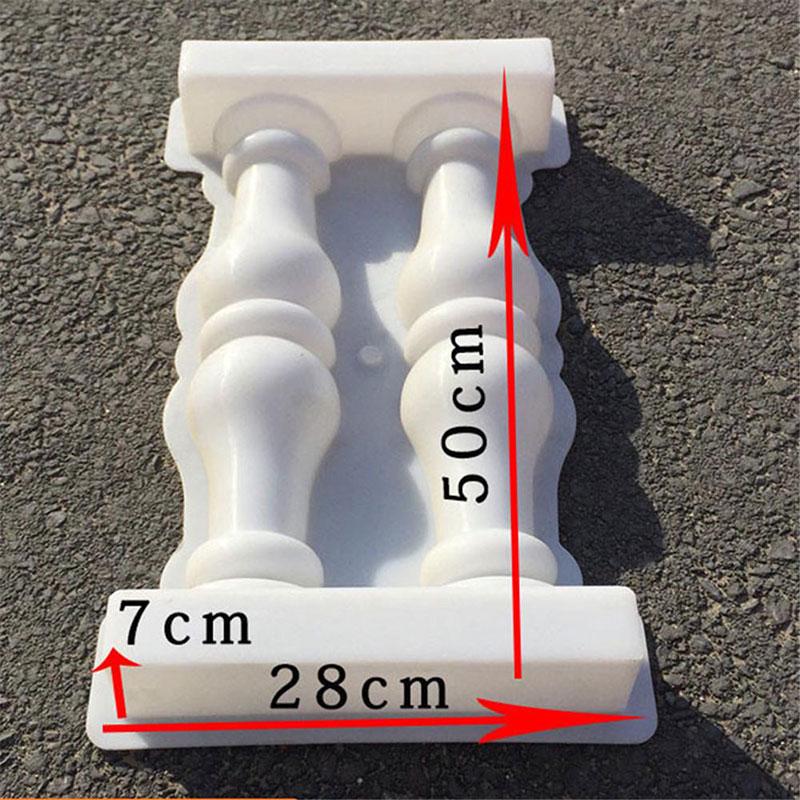 Stampo Per Recinzioni In Cemento Fai Da Te - Colonna Romana Per Balaustre Giardino E Piscina - Riutilizzabile In PP - Foto 3