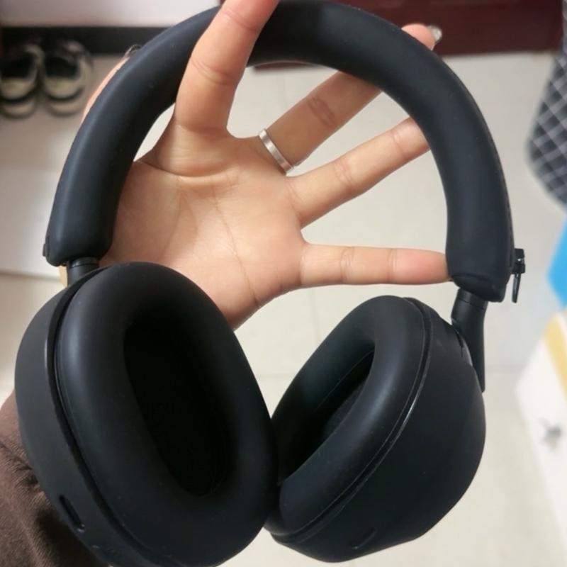 Comfort Protein Leather Earpads Covers Ear Cushions For WH-1000XM5 WH1000XM5 Headphones Enhances Listening