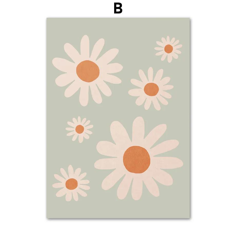 Nordic Cartoon Mouse Cat Goose Bird Bee Mushroom Wall Art Posters and Prints Canvas Painting Wall Pictures Baby Kids Room Decor