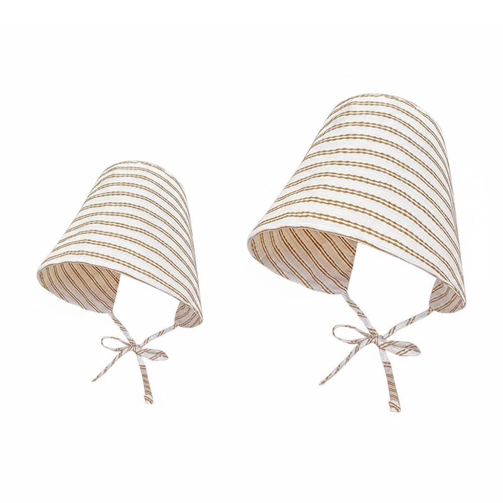 

Cartoon Striped Fisherman Hat UV Resistant Sun Shading Bucket Hat Foldable Large Brim Sun Protection Hat Girl M хаки