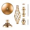 10pcs Elegant Metal Flower Vase Dining Table Butter Lamp Candlestick Ornaments Boho Artificial Flower Decor Bottle Flower Stand