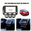 9 Inch Radio Fascia Fit for HONDA JAZZ for Fit for City 2002-2008 MANUAL AC Left Hand Dash Trim Kit Car Accessories Frame