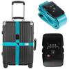 1Pc Anti-theft Luggage Buckle Cross Strap Password Adjustable Bundling Packing Baggage Belt Suitcase Trunk Belts Bag Accessories