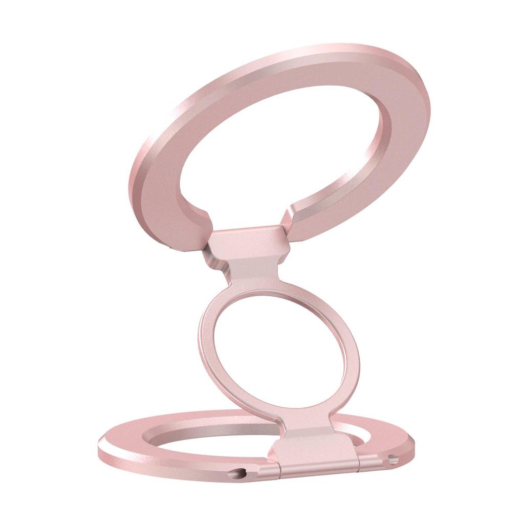 Dual-Sided MagSafe Magnetic Phone Holder with Aluminum Alloy Ring Stand