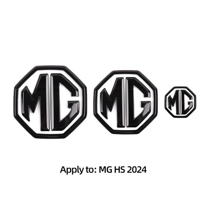 Car Front Badge Decoration Steering Wheel Sticker Rear Trunk Logo For MG Cyberster MG3 MG5 MG7 MG6 ZS ES5 ONE HS MG4 EV Cyber X VV222