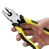 8" Multifunctional Tiger Pliers Set: Vise, Diagonal, Wire, and Rod Pliers for Household Use.