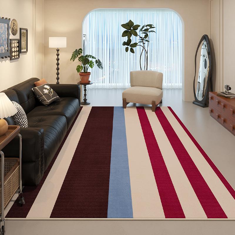 Retro Style Carpets for Living Room Large Area Bedroom Decor Waterproof Carpet Washable Lounge Floor Mat Anti-slip Cloakroom Rug