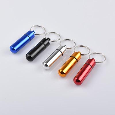 Portable Waterproof Aluminum Pill Container - 8g Mini Travel Size
