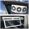 Car Exhaust Fan 3-Head Cooling Fan USB Powered Car Air Purifier Radiator Fan Window Vent Cool Ventilation Interior Accessories