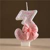 2025 Creative Lotus Birthday Number Candles for One-Year-Old Boys & Girls
