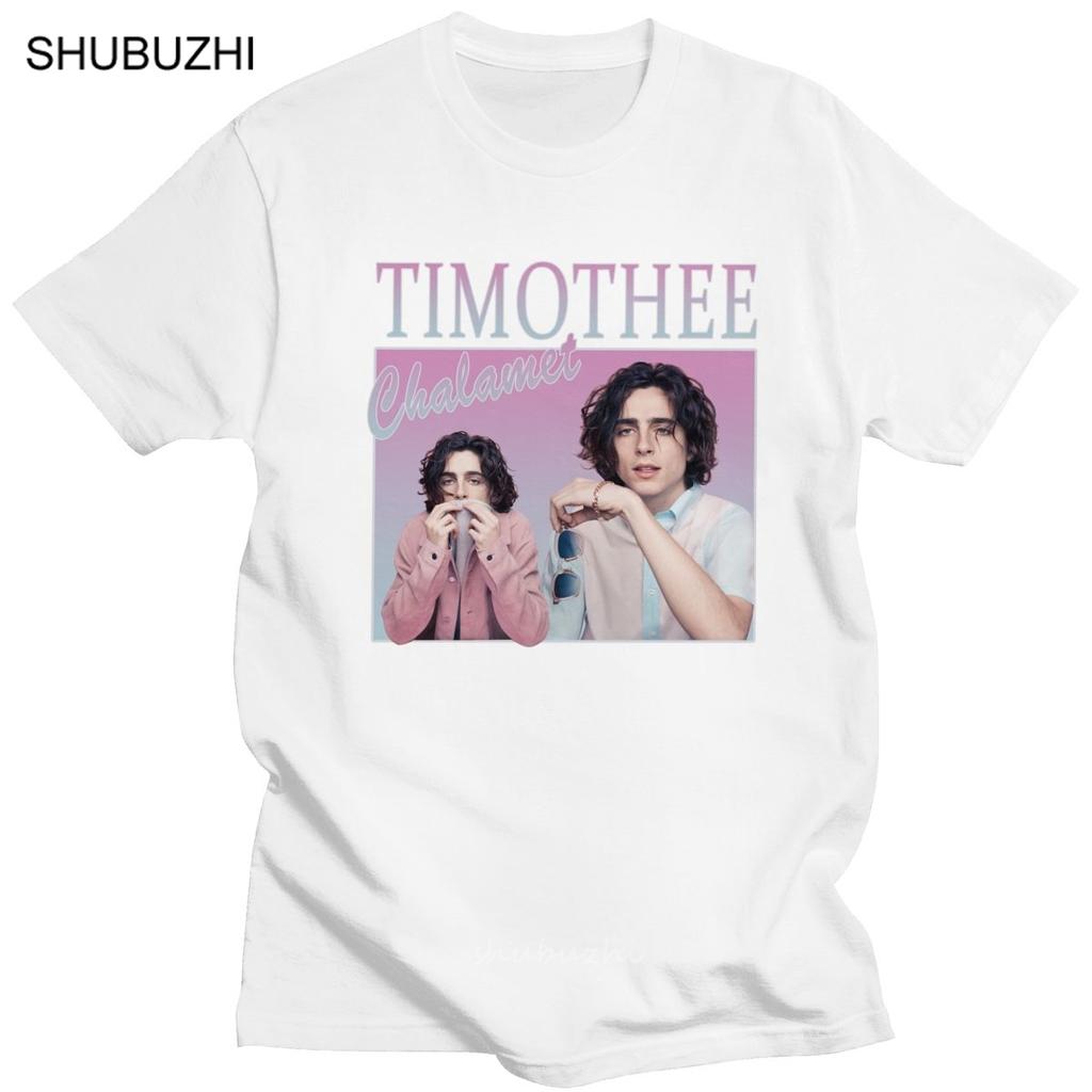 Timothee Chalamet T Shirt for Unisex Pure Cotton Awesome Tshirt Oneck Short Sleeves Vintage 90s Aesthetic TV Tee Top Apparel Gift