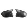 LHD For Ford Explorer 2020-2025 Car Sticker Rearview Side Mirror Cover Wing Cap Exterior Door Rear View Case Trim Carbon Fiber