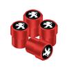 Aluminum Alloy Car Tire Valve Stem Caps Wheel Valve Accessories For Peugeot 408 308 5008 Landtrek 208 3008 2008 Rifter 508 301
