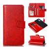 Suitable for Samsung A70 Crazy Horse Pattern Leather Case S10 Nine Card Photo Frame Card Wallet Holder Multifunctional A50 Shell