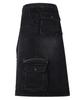 Ulkin [Runway] Artificial Cargo Midi Skirt_Charcoal