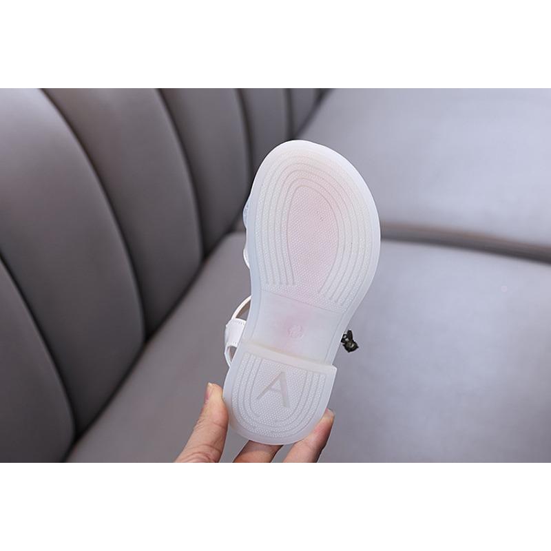 Scarpe da ballo da bambina estive, stile lady, cartone animato, principessa, neonato, studentessa, taglia piccola/media/grande, strass, sandali, scarpe singole in pelle