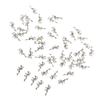 100pcs Angle Fairy Alloy Pendant Charms DIYJewelry Findings Bronze & Sliver