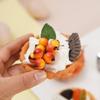 Simulation Fruit Egg Tart Fake Mango Raspberry Cake Model French Bread Desserts Ornaments Bakery Window Display Samples Photogra
