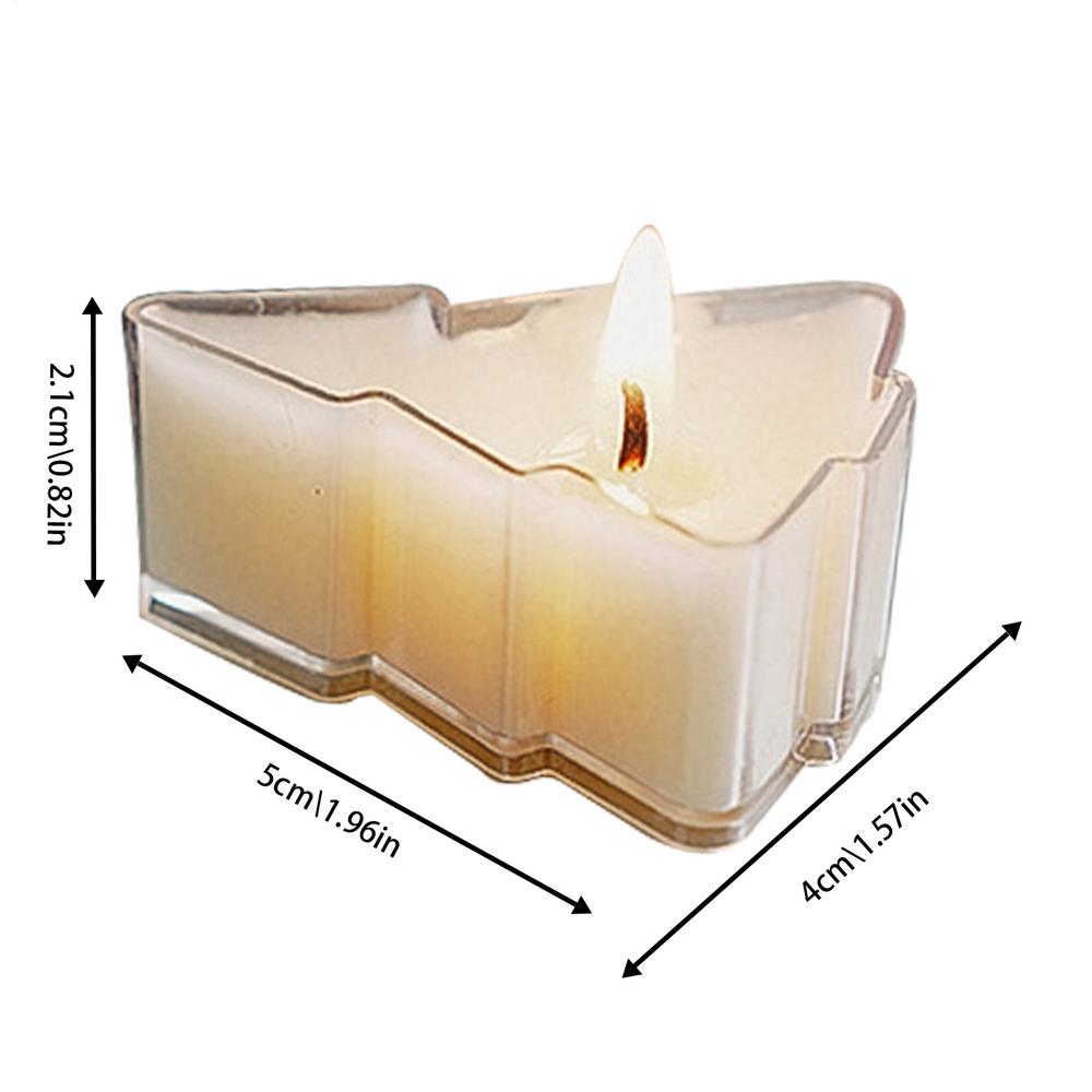 

Рождественские свечи в виде елки, маленькие ароматерапевтические свечи в форме елки, чайные свечи, свеча для дня рождения, свадебной вечеринки, рождественские украшения, освещение белый