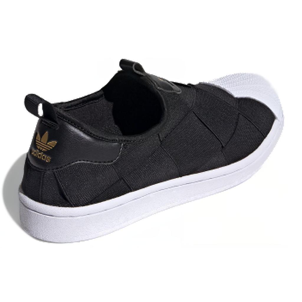 Adidas Superstar Slip On Core Black Cloud White Pink Dámské FV3187