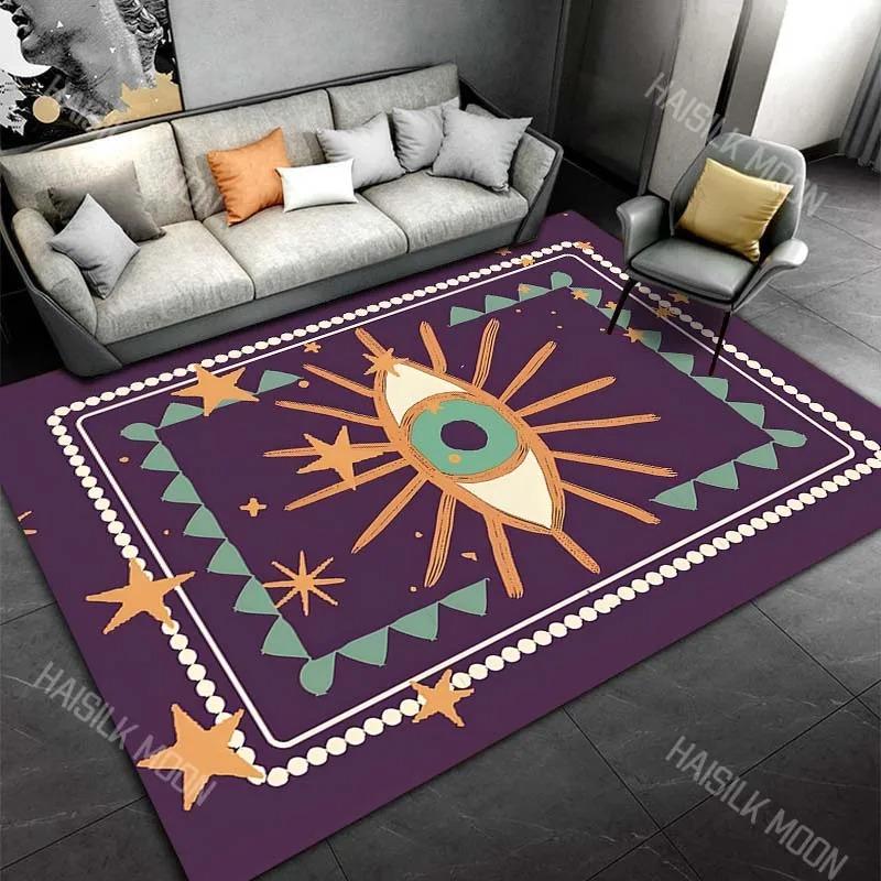 Cartoon Cat Carpet Mat Rug Home Decoration Colorful Animal Pattern Kids Room Bedroom Floor Mat Non-Slip Bedroom Decor Carpet