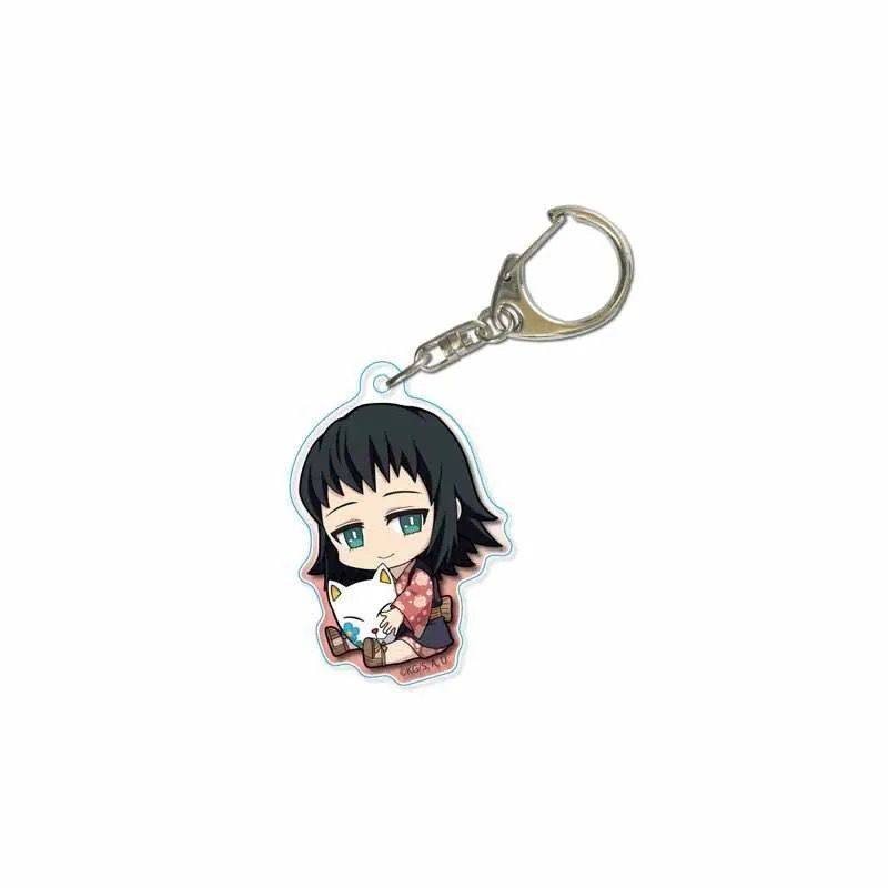 Ghost Slayer Blade Acrylic Keychain Backpack Anime Peripheral Clone Series Creative Jewelry Gifts Toys Anime Cartoon Frind