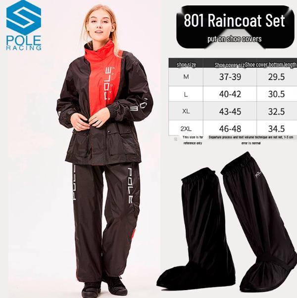 Men's Full-Body Waterproof Motorcycle Riding Suit - Rainproof, Touring, Split Type