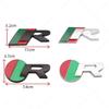 3D Metal R Logo Přední mřížka Znak zadního kufru Samolepka Samolepka pro Jag/uar X-TYPE F-TYPE XE XF XJ XJR XFR Stylingové doplňky do auta