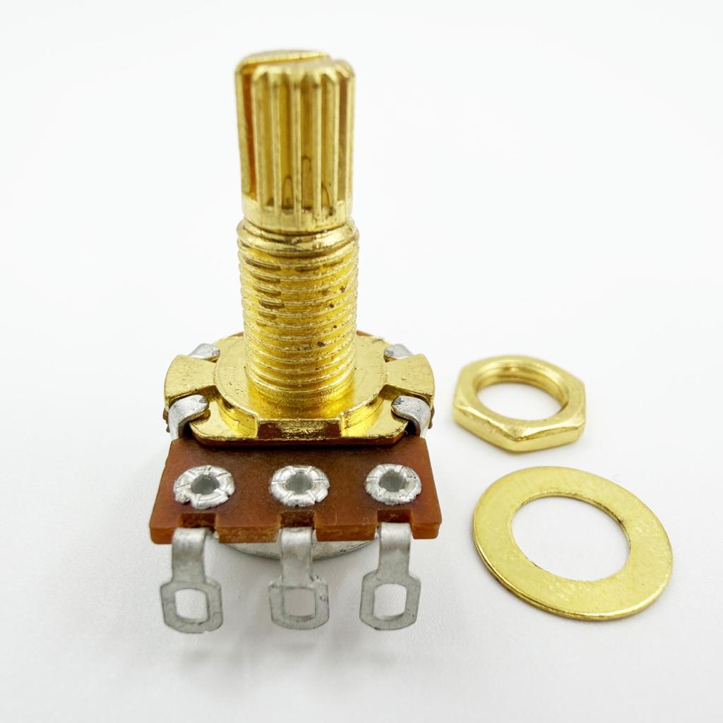 18MM Small Electronic A/B/500K/250K Electric Guitar and Bass Potentiometers Volume and Tone Knobs Tuning Switches
