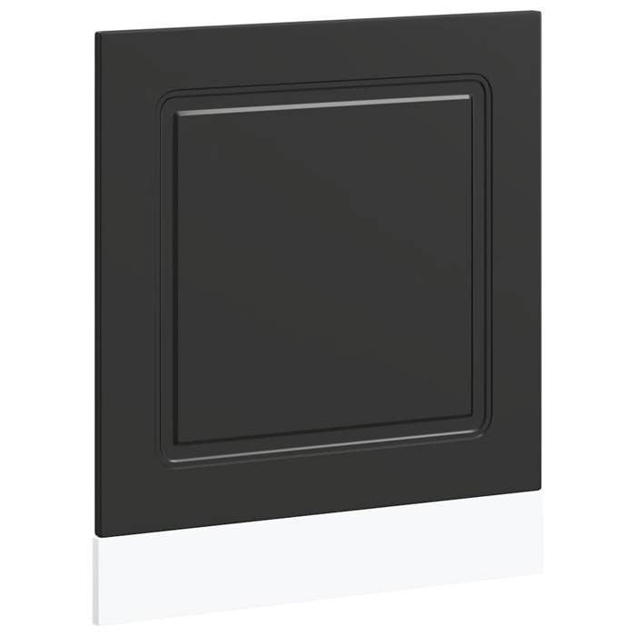 VidaXL Dishwasher Panel Kalmar Black 60x1.5x67 Cm, Dishwasher Front Panel, Panel, Front Door Panel 853658