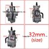 PWK Carburetor with Interface Nozzle (21-34mm) for ATV/UTV