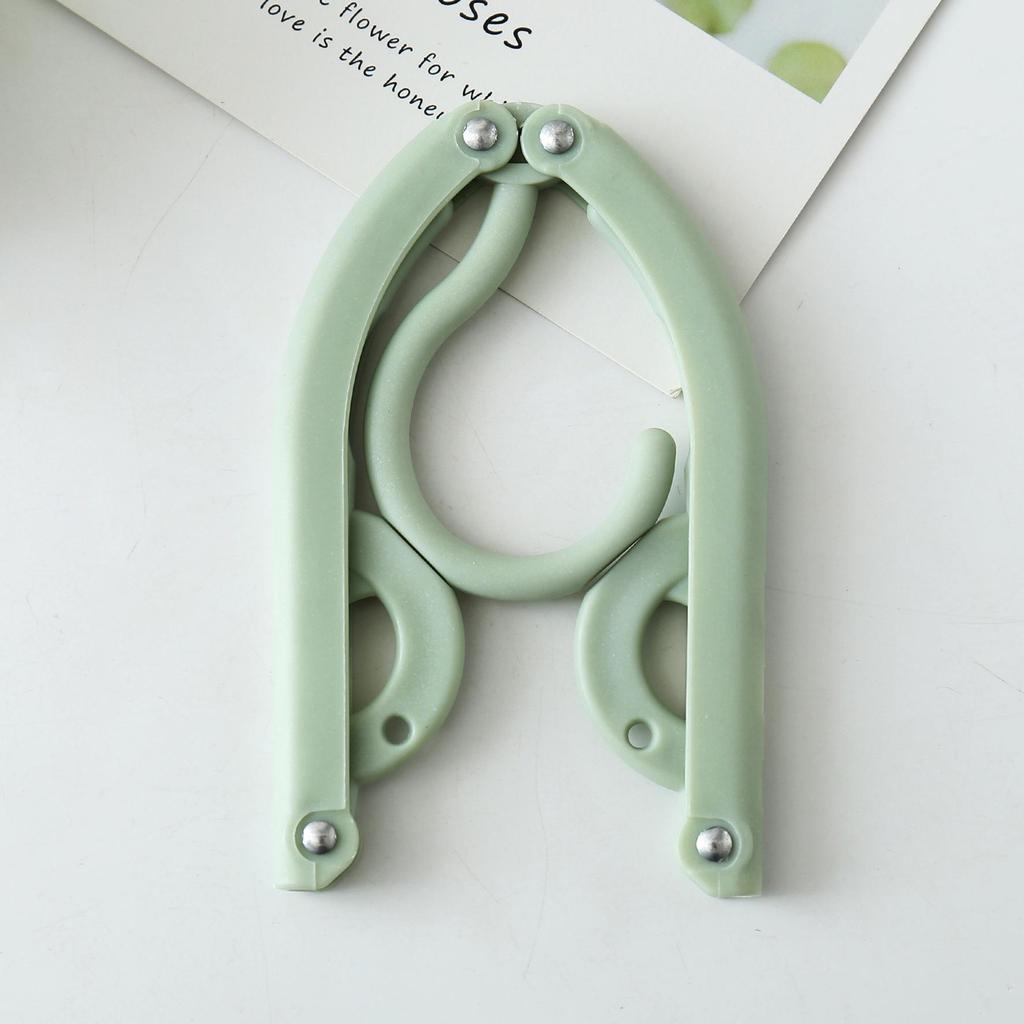 Compact Folding Clothes Hanger for Travel, Dorms, Students, Daily Use - Unisex