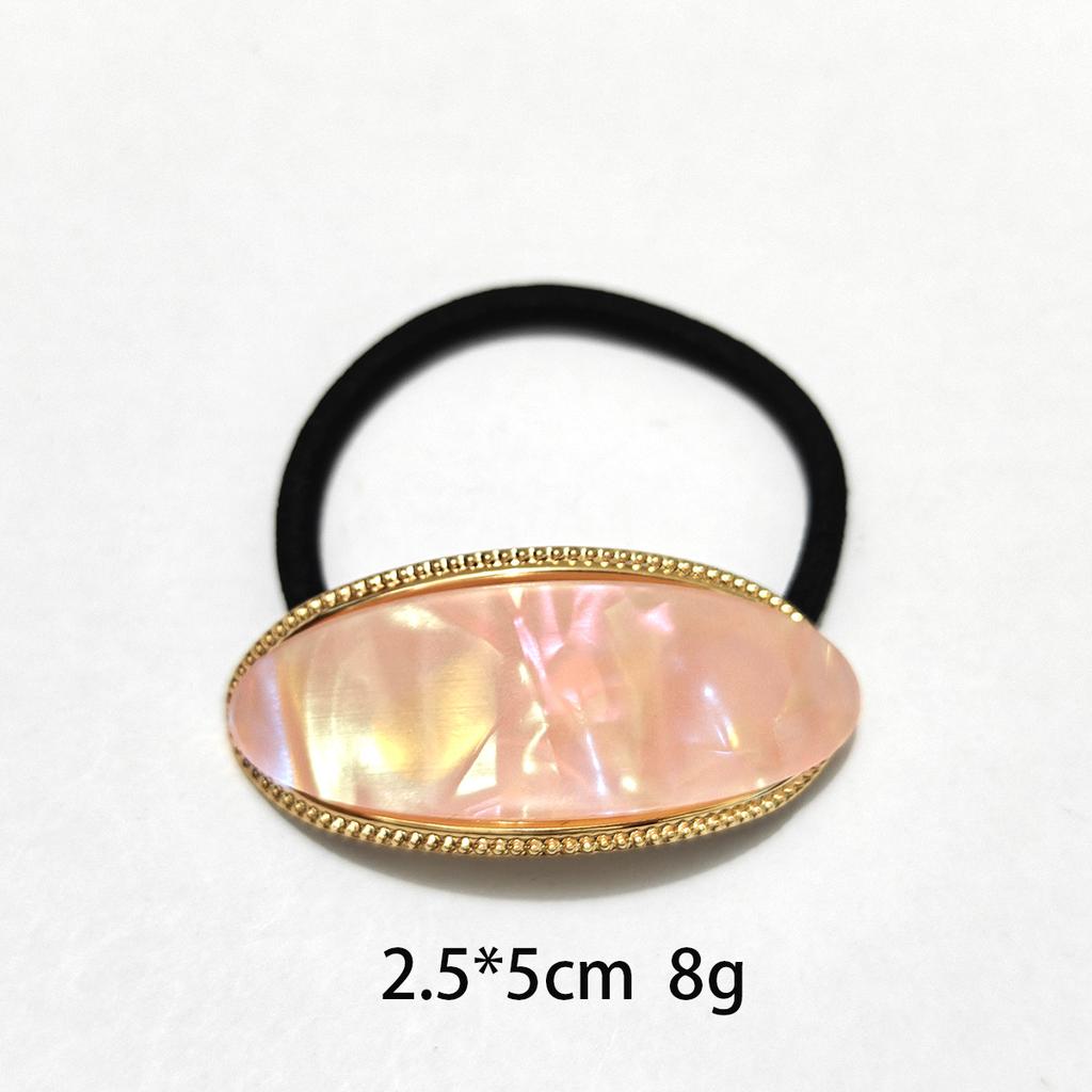 Hairband Accessories Niche Simple Geometric Hair Rope Rubber Band Hair Accessories High-end New Back of The Head Hair Accessories