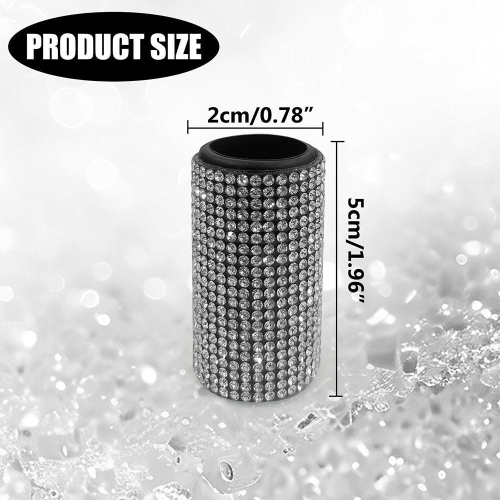 Silicone Car Chapstick Holder Rhinestone Cosmetic Holder NEW Lip Balm Storage  Car Interior
