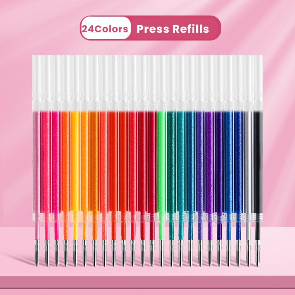 8/12/24/36/48/60 szín 8/12/24/36/48/60 színű fényes kiemelő toll Iskola Iroda