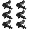 6Pcs Guitar Locking Tuners Reusable Sealed Machine Heads Tuners String Right Tuning Pegs for 6R Inline
