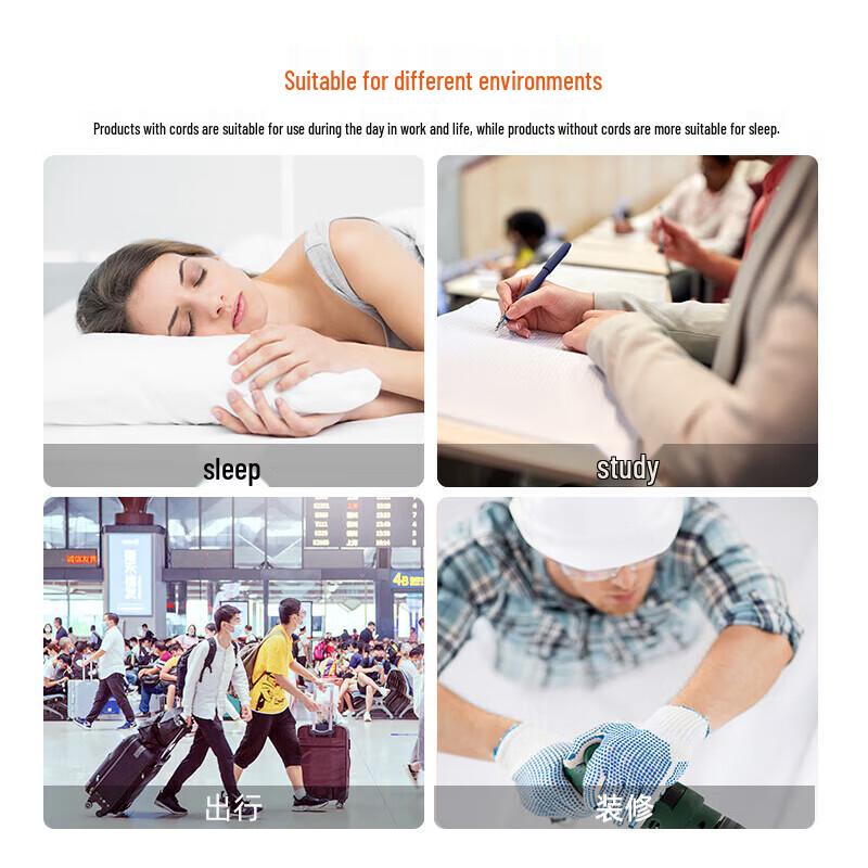3M 1100 Schaumstoff-Gehörschutzstöpsel (200 Paare)