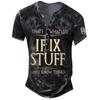 Men's Short Sleeve Graphic And Embroidered Fashion T-Shirt Spring And Summer Short Sleeve Printed