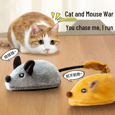 Intelligent Automatic Electric Mouse Toy for Cats - Plush Self-Amusement Toy for Children