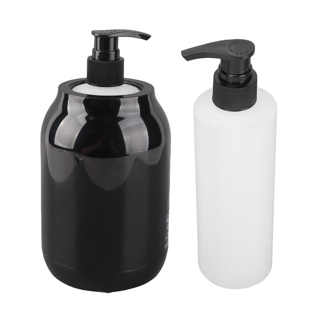 Essential Oil Heater LED Display Temperature Adjust Single Massage Oil Bottle Warmer 110‑240V US Plug