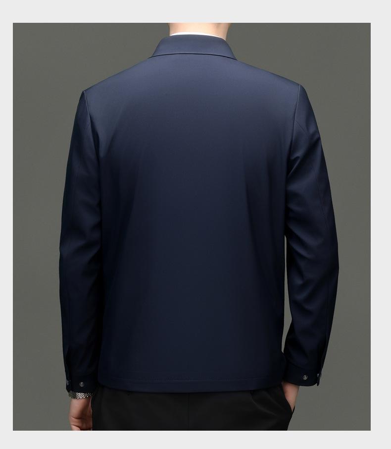 Men's 2025 Autumn/Winter Executive Jacket: Non-Iron, Wrinkle-Resistant Business Casual Outerwear